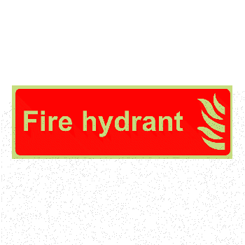 Fire Hydrant Photoluminescent