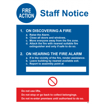 Fire Action Staff