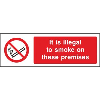 It is illegal to smoke in these premises