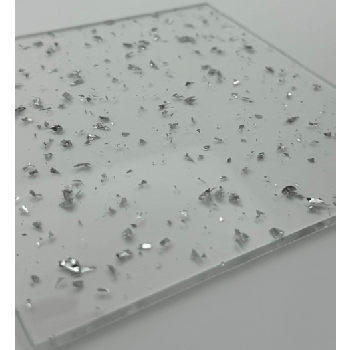 Perspex Silver Flake